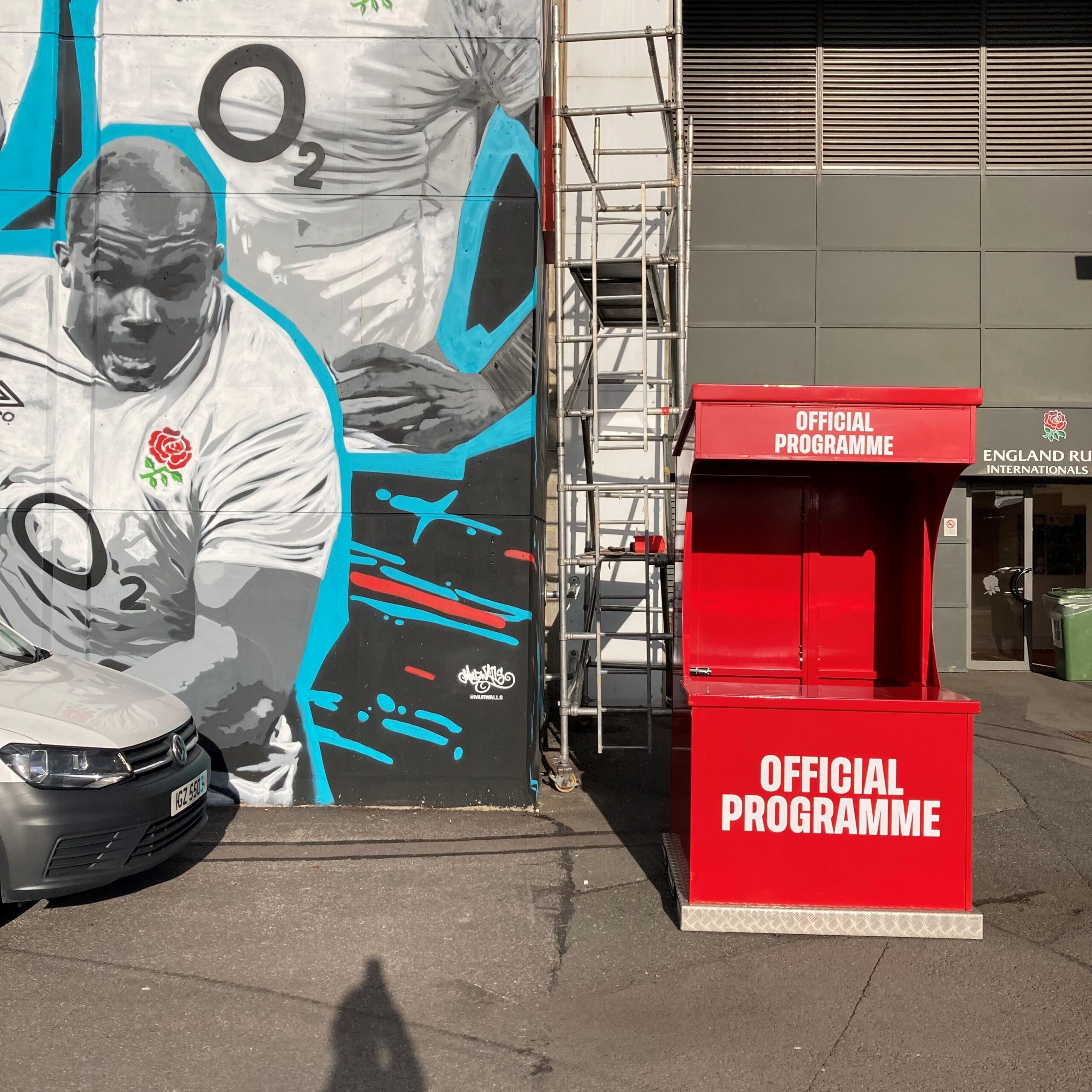 new six nations official programme booth for 2022, created by PPL Group for Twickenham Stadium